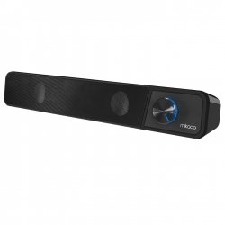 Promosyon Mikado MD-69S Siyah 3Wx2 Led Işıklı Multimedia Soundbar Speaker