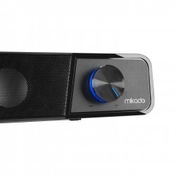 Mikado MD-69S Siyah 3Wx2 Led Işıklı Multimedia Soundbar Speaker